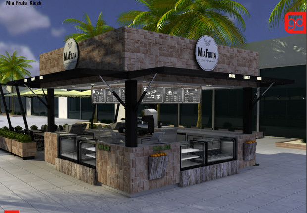 Mia Fruta kiosk at Sawgrass Mills Mall