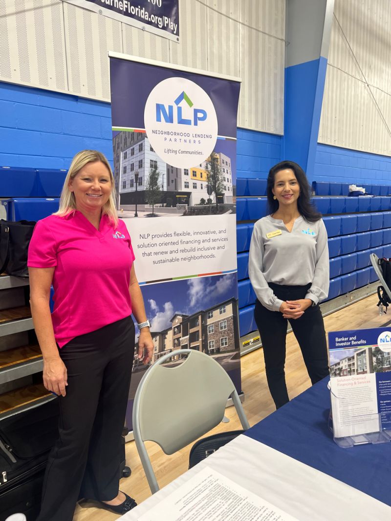 Shot of the volunteers from the Neighborhood Lending Partners, Inc.'s community workshop in South Melbourne Historic District.