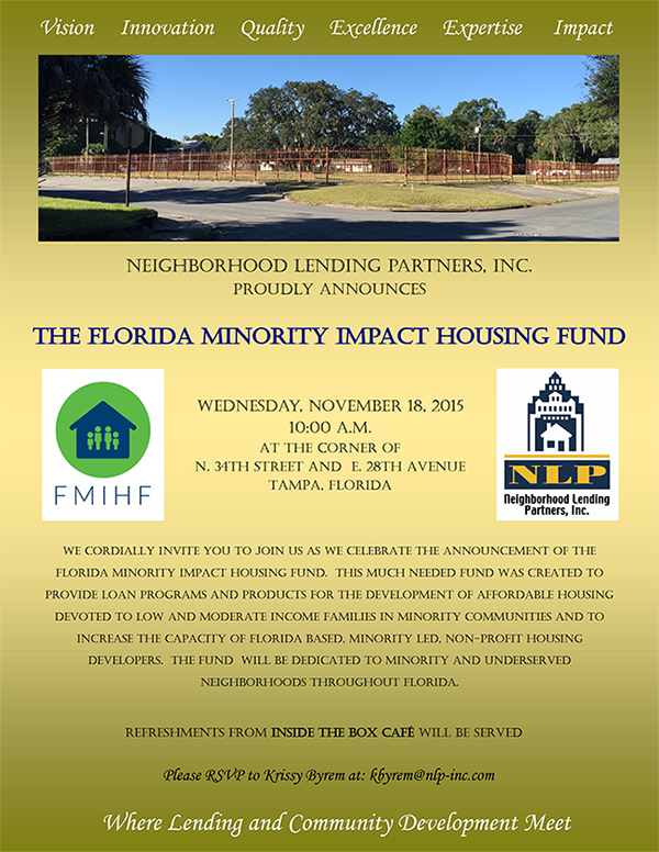 Announcing the Florida Minority Impact Housing Fund